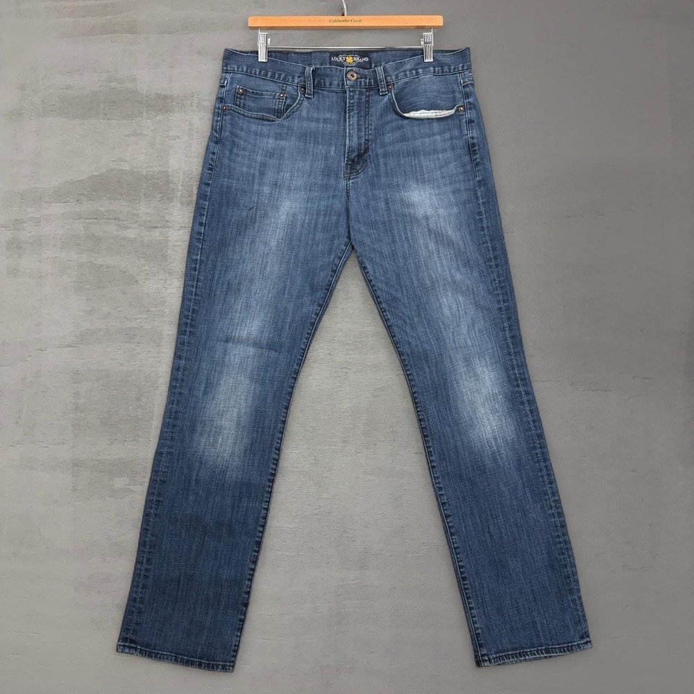 Lucky Brand Jeans Blue 121 Heritage Slim Fit Denim Pants 34 x 32